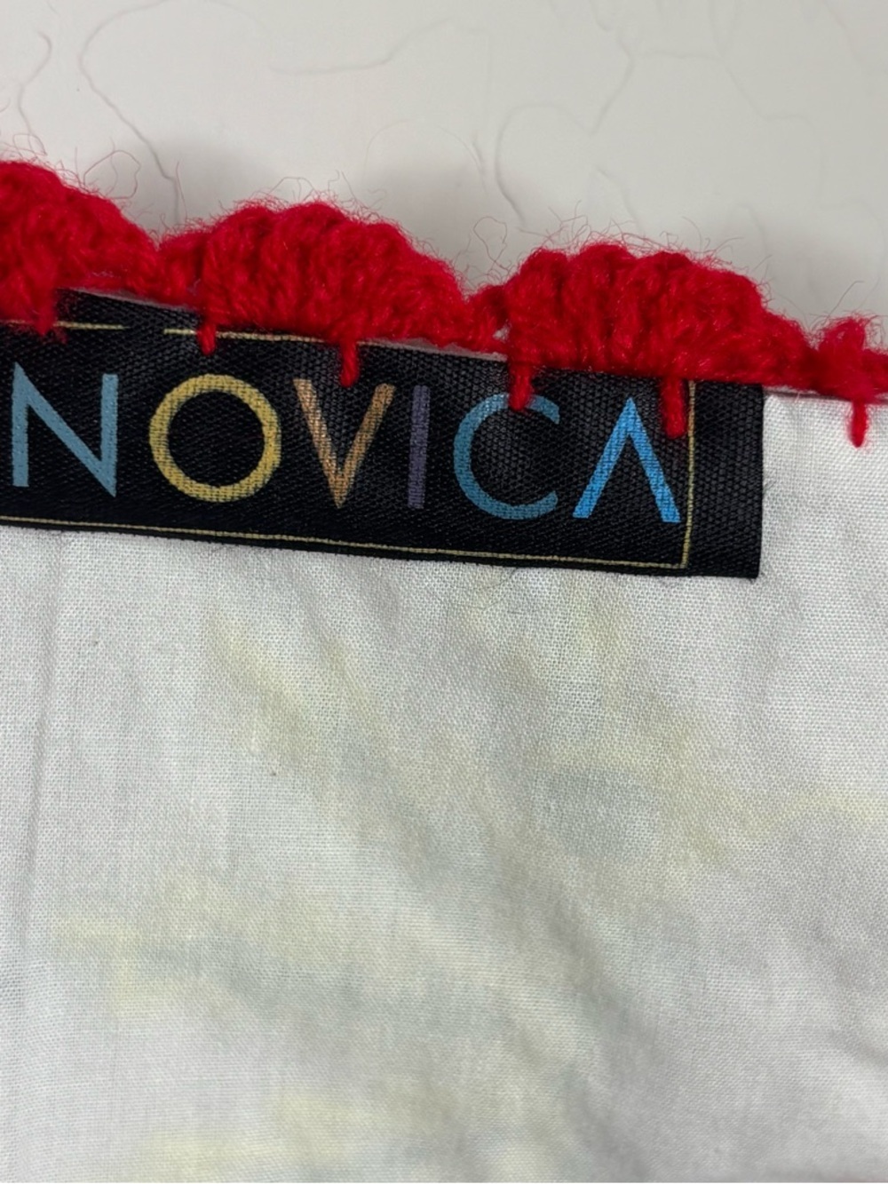Novica Peru Arpillera 3D Christmas Nativity Tree Skirt Peruvian Nativity 43” - Picture 12 of 13